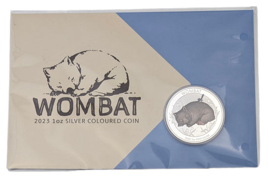 Wombat, farbig