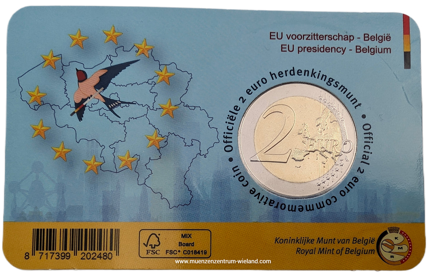 EU-Präsidentschaft, Coincard 2€ niederländisch
