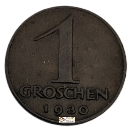 1. Republik, Umlaufmünze, 1 Groschen